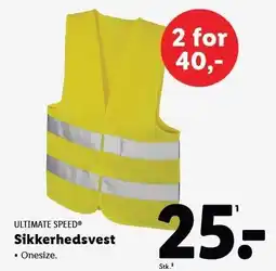 Lidl ULTIMATE SPEED Sikkerhedsvest tilbud