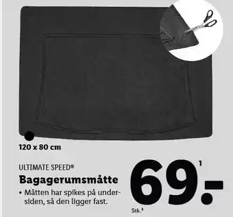 Lidl ULTIMATE SPEED Bagagerumsmåtte tilbud