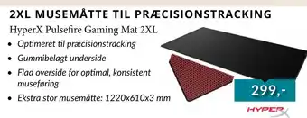 Tjdata HyperX Pulsefire Gaming Mat 2XL tilbud