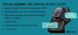 Tjdata Sandberg Mag Wireless Powerbank 10000 tilbud