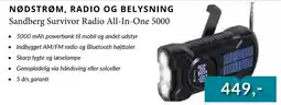 EDB Center Sandberg Survivor Radio All-In-One 5000 tilbud