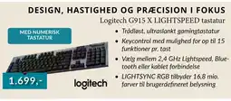 Tjdata Logitech G915 X LIGHTSPEED tastatur tilbud