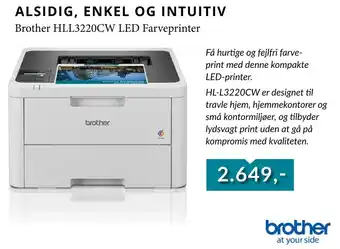 CBC Brother HLL3220CW LED Farveprinter tilbud