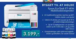 CBC Epson EcoTank ET-4856 Multifunktionsprinter tilbud