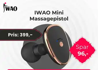 IWAO IWAO Mini Massagepistol tilbud