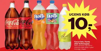 SuperBrugsen Coca-Cola, Fanta eller Schweppes tilbud