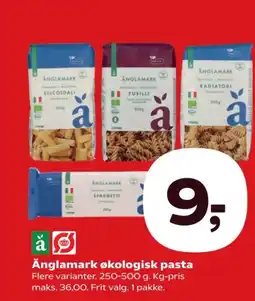 SuperBrugsen Änglamark økologisk pasta tilbud