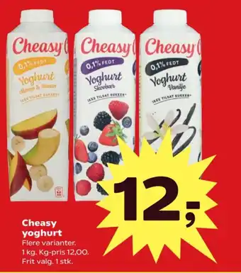 SuperBrugsen Cheasy yoghurt tilbud