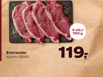 SuperBrugsen Entrecote tilbud