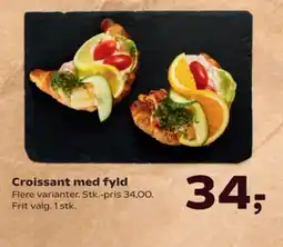 SuperBrugsen Croissant med fyld tilbud