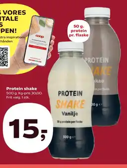 SuperBrugsen Protein shake tilbud