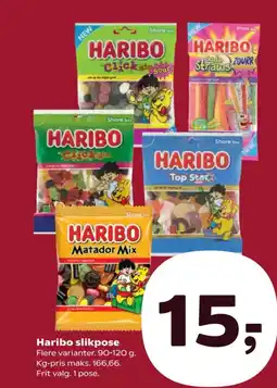 SuperBrugsen Haribo slikpose tilbud