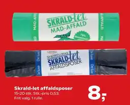 SuperBrugsen Skrald-let affaldsposer tilbud