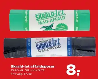 SuperBrugsen Skrald-let affaldsposer tilbud