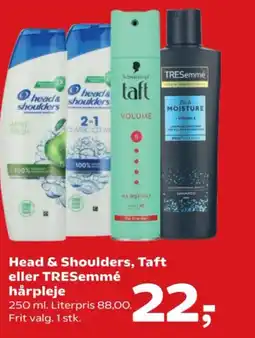 SuperBrugsen Head & Shoulders, Taft eller TRESemmé hårpleje tilbud