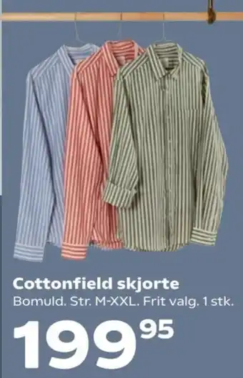 SuperBrugsen Cottonfield skjorte tilbud