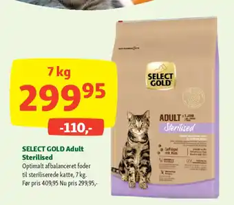 Maxi Zoo Select gold adult sterilised tilbud