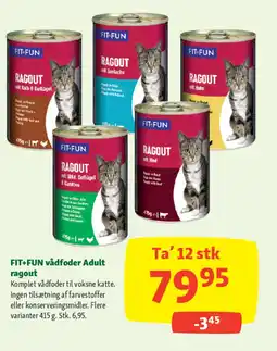 Maxi Zoo FIT+FUN vådfoder Adult ragout tilbud