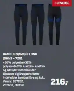 Bygma BAMBUS SØMLØS LONG JOHNS-7261 tilbud