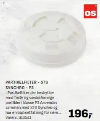 Bygma PARTIKELFILTER-STS SYNCHRO - P3 tilbud