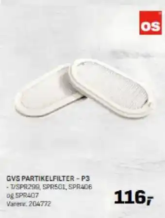 Bygma GVS PARTIKELFILTER - P3 tilbud