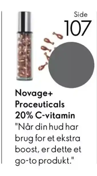 Oriflame Novage+ Proceuticals 20% C-vitamin tilbud