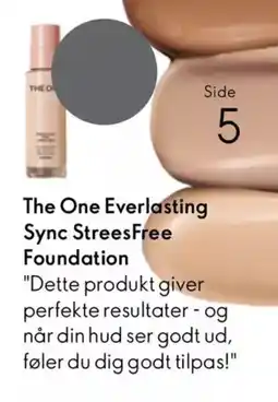 Oriflame The One Everlasting Sync StreesFree Foundation tilbud