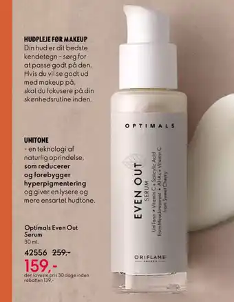 Oriflame Optimals Even Out Serum tilbud