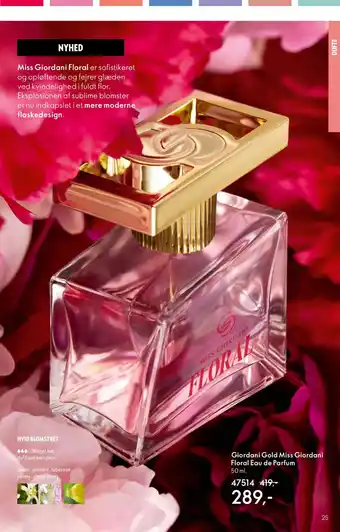 Oriflame Giordani Gold Miss Giordani Floral Eau de Parfum tilbud