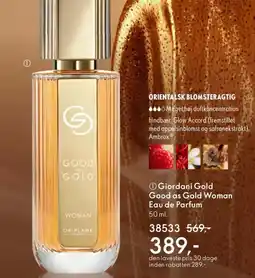 Oriflame 1 Giordani Gold Good as Gold Woman Eau de Parfum tilbud