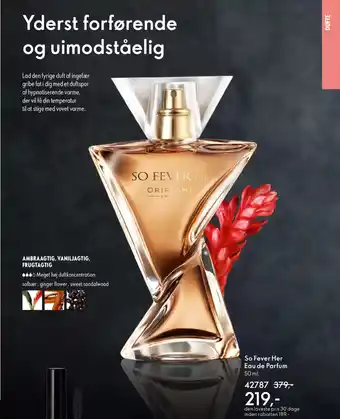 Oriflame SO FEVER Her eau de parfum tilbud