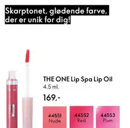 Oriflame THE ONE Lip spa lip oil tilbud