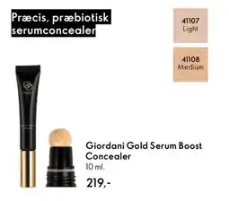 Oriflame GIORDANI Gold serum boost concealer tilbud