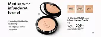 Oriflame GIORDANI Gold serum infused pressed powder tilbud