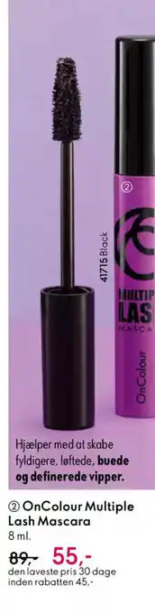 Oriflame Oncolour multiple lash mascara tilbud