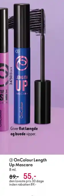 Oriflame Oncolour length up mascara tilbud