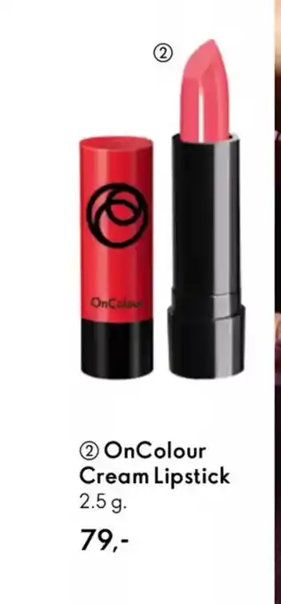 Oriflame Oncolour cream lipstick tilbud