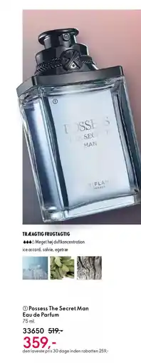 Oriflame POSSESS The secret man eau de parfum tilbud