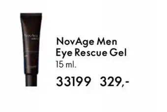 Oriflame Novage men eye rescue gel tilbud