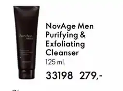 Oriflame Novage men purifying & exfoliating cleanser tilbud