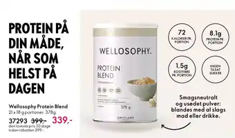 Oriflame Wellosophy protein blend tilbud