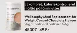 Oriflame WELLOSOPHY Meal replacement for weight control chocolate flavour tilbud