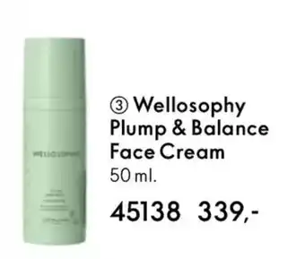 Oriflame WELLOSOPHY Plump & balance face cream tilbud