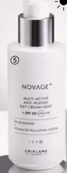 Oriflame NOVAGE+ Multi- active anti-ageing day cream light spf 30 tilbud