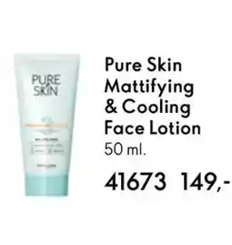 Oriflame PURE SKIN Mattifying & cooling face lotion tilbud