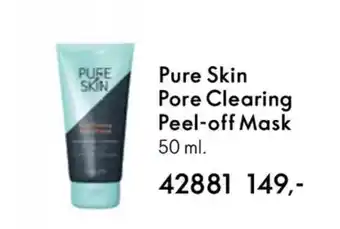 Oriflame PURE SKIN Pore clearing peel-off mask tilbud