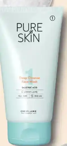 Oriflame PURE SKIN Deep cleanse face wash tilbud