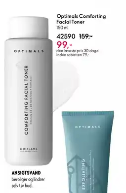 Oriflame Optimals comforting facial toner tilbud