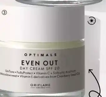 Oriflame Optimals even out day cream spf 20 tilbud