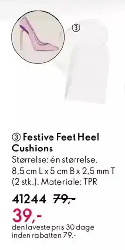 Oriflame Festive feet heel shields tilbud